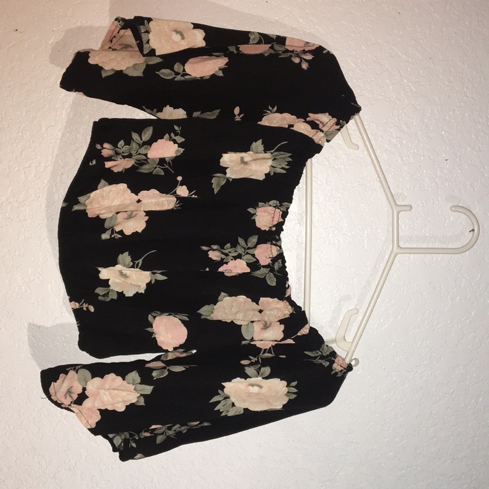 Floral crop top